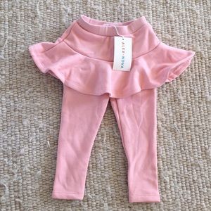 Alex & Nova plush skirt legging 3T